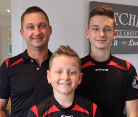 Jason loves playing squash – and coaching youngsters too!